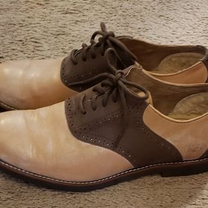 UGG Buck Oxford Shoe  Brown and Tan Sz 10